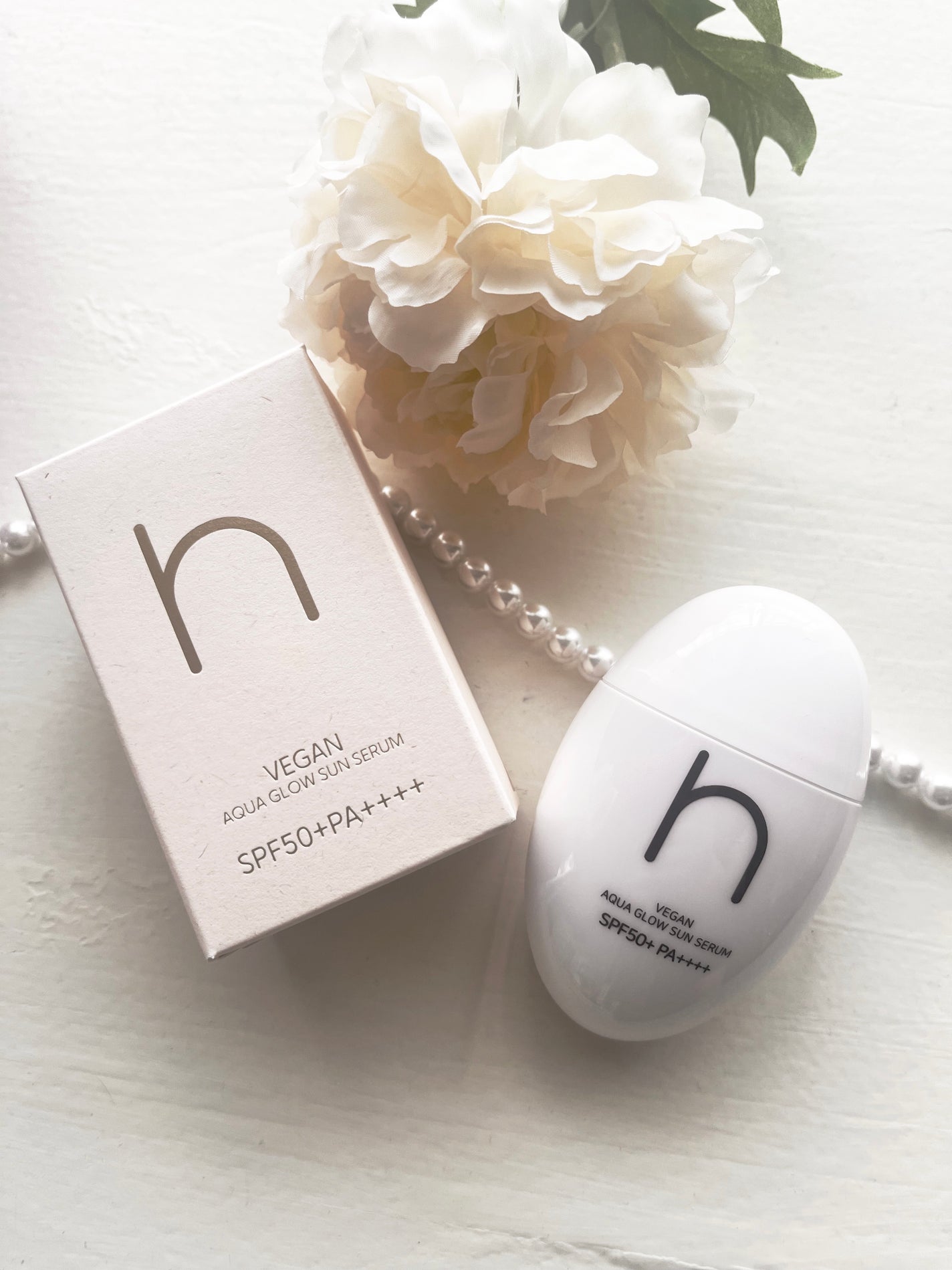 ヴィーガンアクアグロウサンセラム/HAMEL/日焼け止めローションを使ったクチコミ(1枚目)