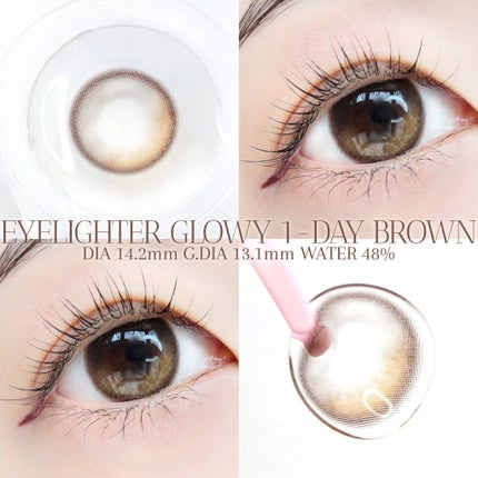 Glowy 1day/OLENS/ワンデー(1DAY)カラコンを使ったクチコミ(4枚目)