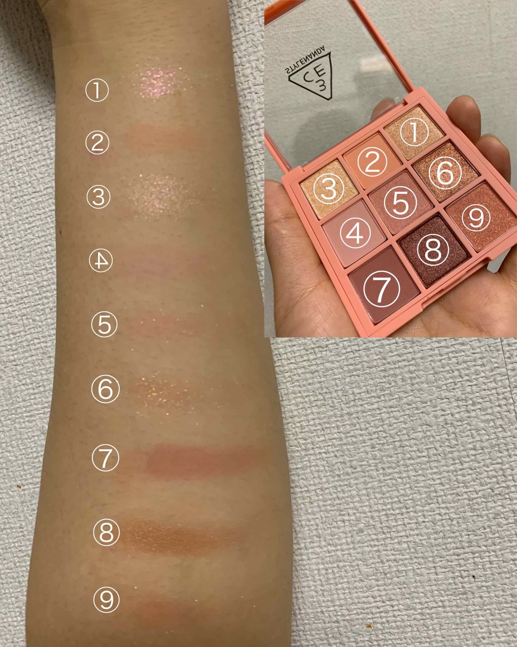 3CE マルチアイカラーパレット/3CE/アイシャドウパレットを使ったクチコミ（2枚目）