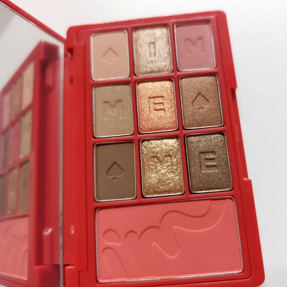 アイムヒドゥンカードパレット 003 レッドカード/i’m meme/アイシャドウパレットを使ったクチコミ（1枚目）