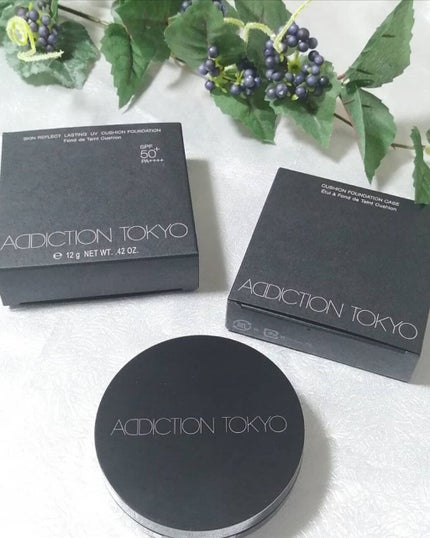 スキンリフレクト ラスティング UV クッションファンデーション/ADDICTION/クッションファンデーションを使ったクチコミ(1枚目)