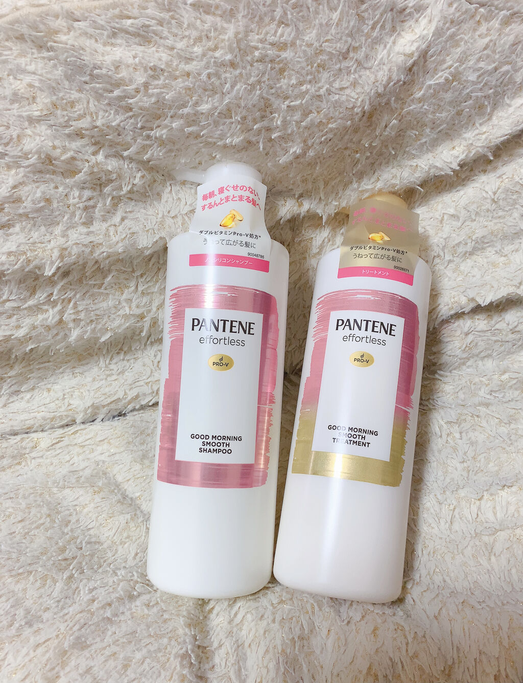 パンテーン エフォートレス グッドモーニング スムース シャンプー／トリートメント/パンテーン/市販シャンプーを使ったクチコミ（1枚目）