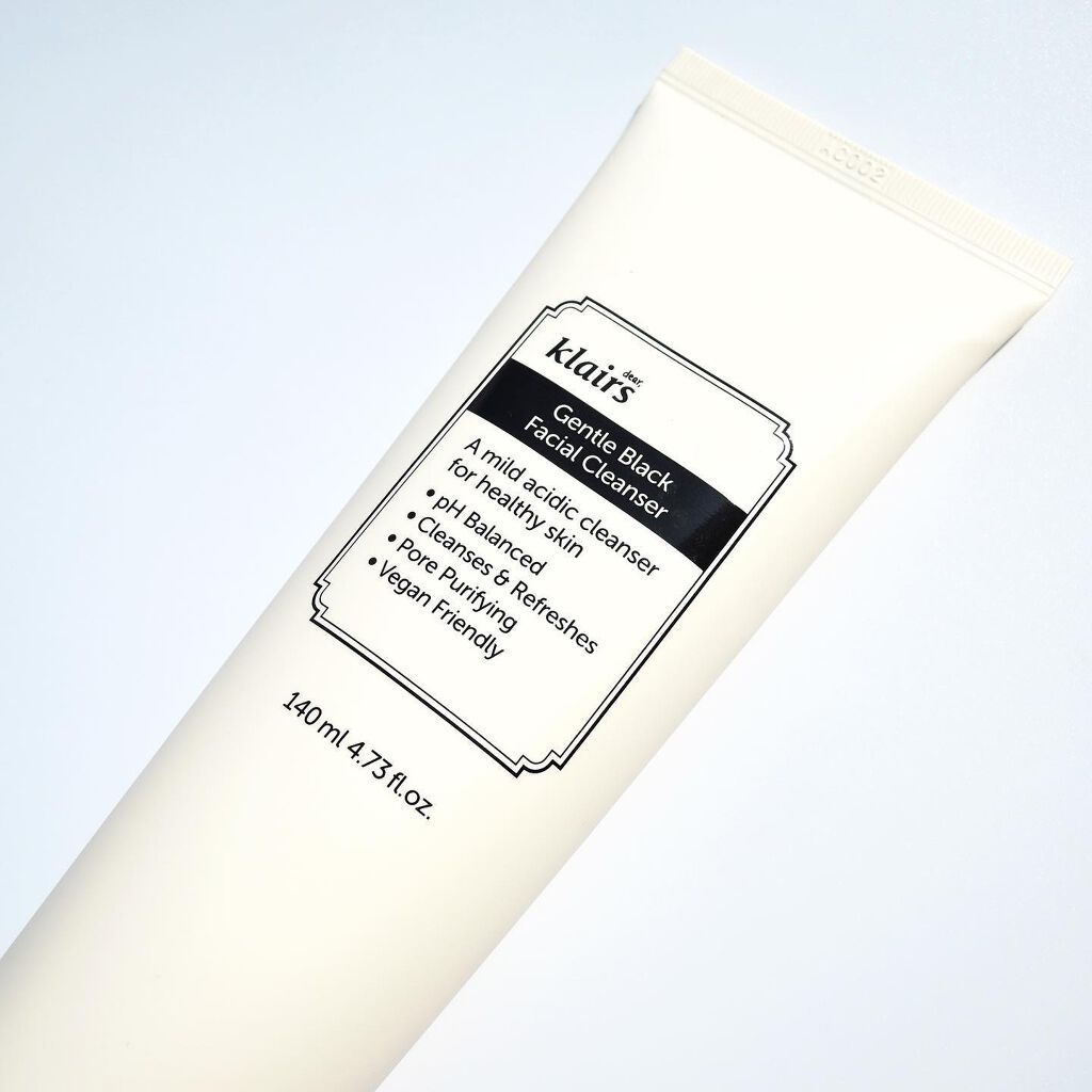 ジェントルブラックフェイシャルクレンザー(140ml)/Klairs/洗顔フォームを使ったクチコミ（3枚目）