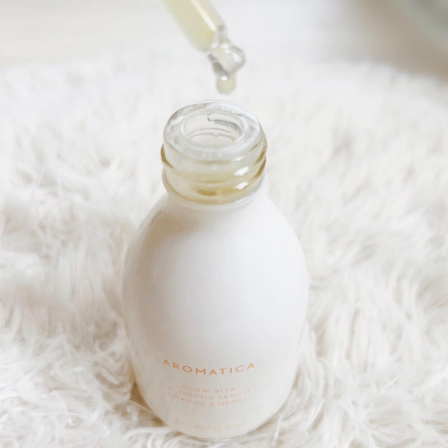 グロービタCトーニングセラム/AROMATICA/美容液を使ったクチコミ（2枚目）