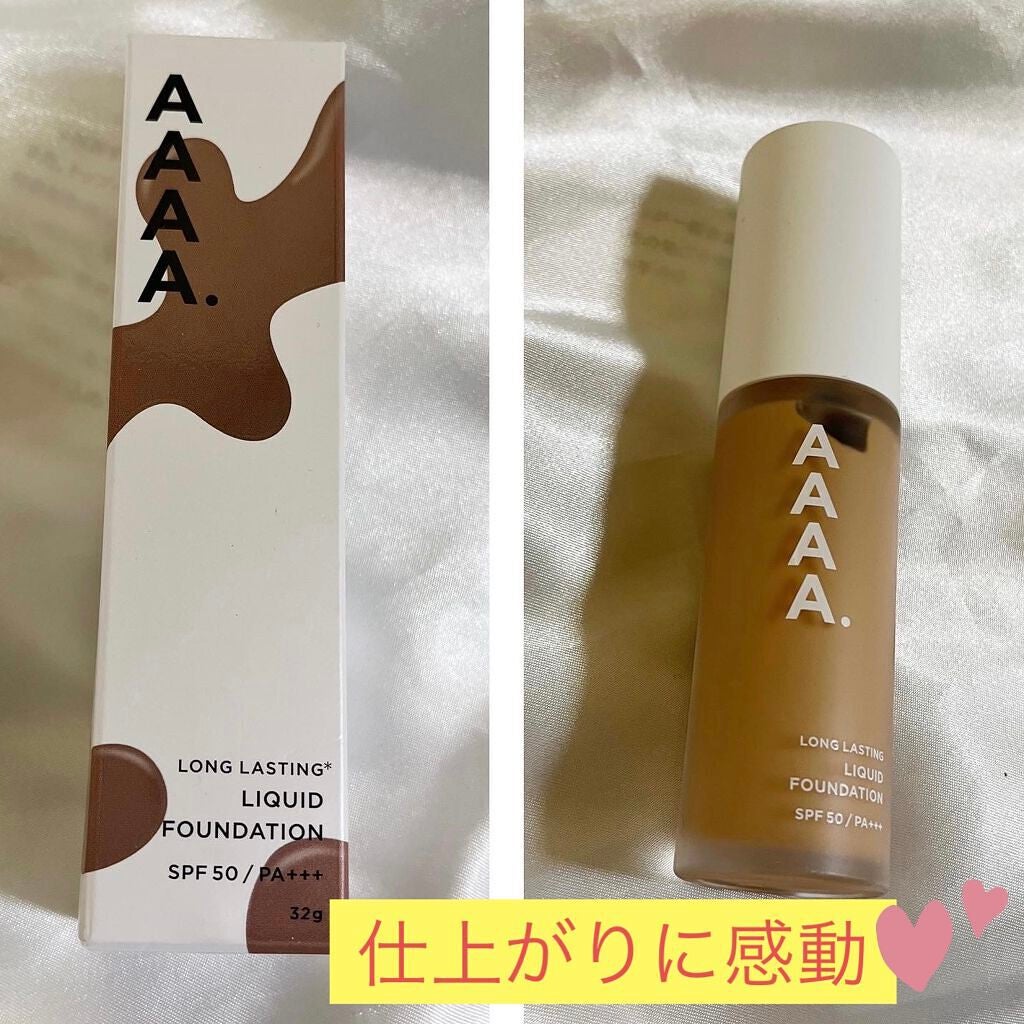 リキッドファンデーション/AAAA./クリーム・エマルジョンファンデーションを使ったクチコミ(1枚目)