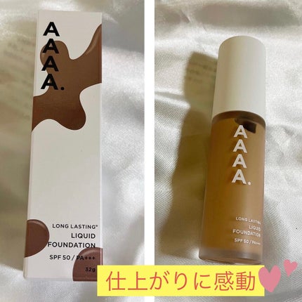 リキッドファンデーション/AAAA./クリーム・エマルジョンファンデーションを使ったクチコミ(1枚目)