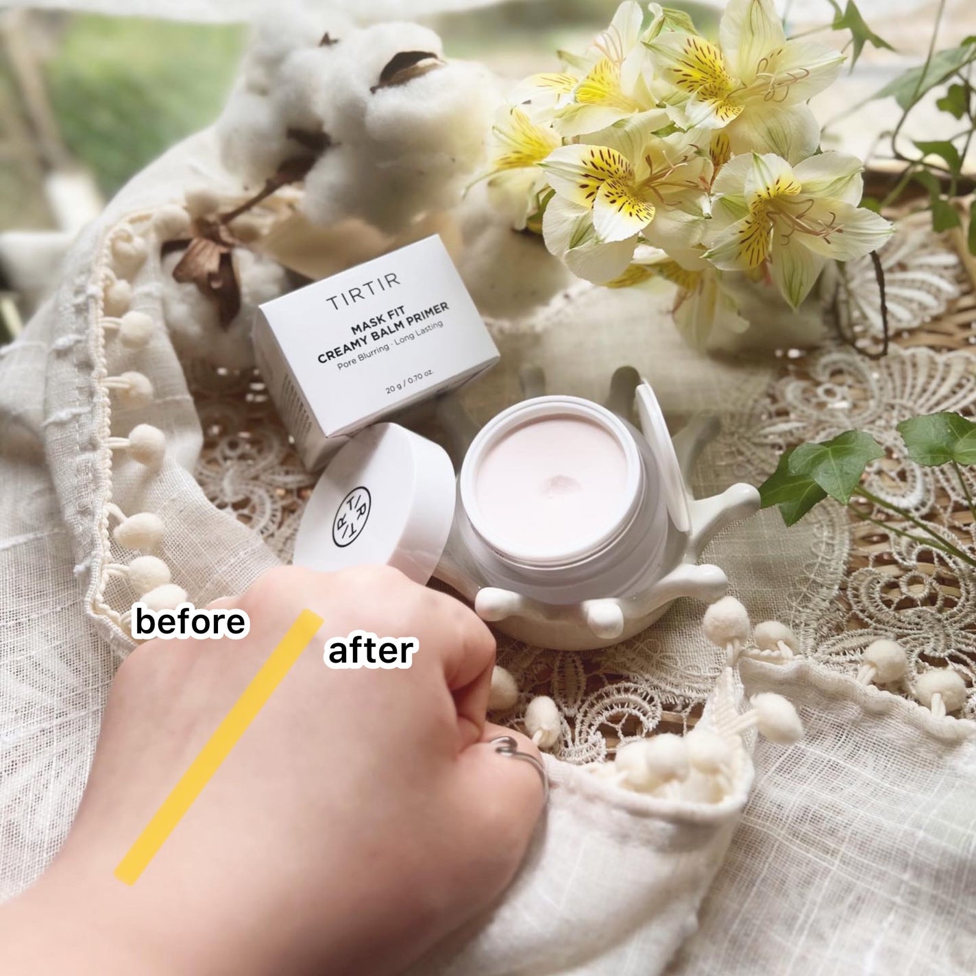マスクフィットクリーミーバームプライマー/TIRTIR(ティルティル)/化粧下地を使ったクチコミ(7枚目)