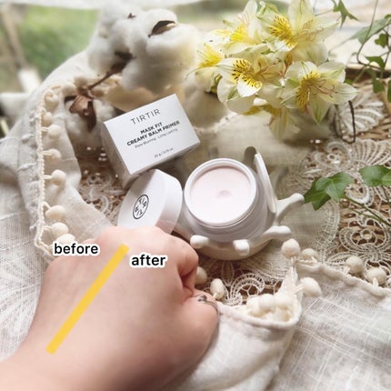 マスクフィットクリーミーバームプライマー/TIRTIR(ティルティル)/化粧下地を使ったクチコミ(7枚目)