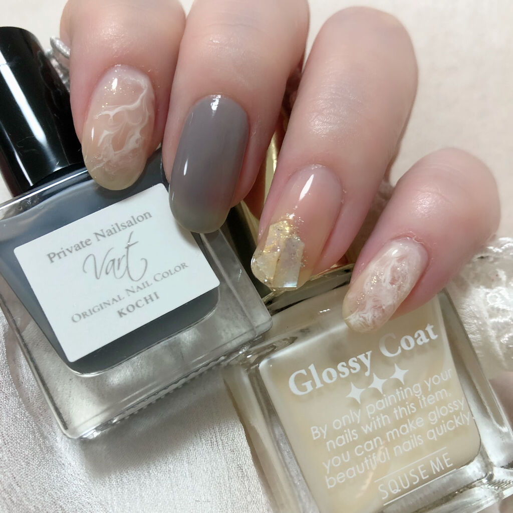 AC クイックドライベース＆ハードナー/AC MAKEUP/ネイルベースコートを使ったクチコミ（1枚目）