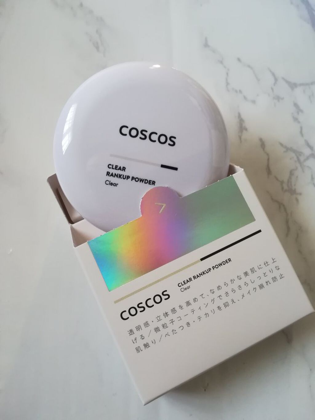 クリアランクアップパウダー/COSCOS/プレストパウダーを使ったクチコミ（1枚目）