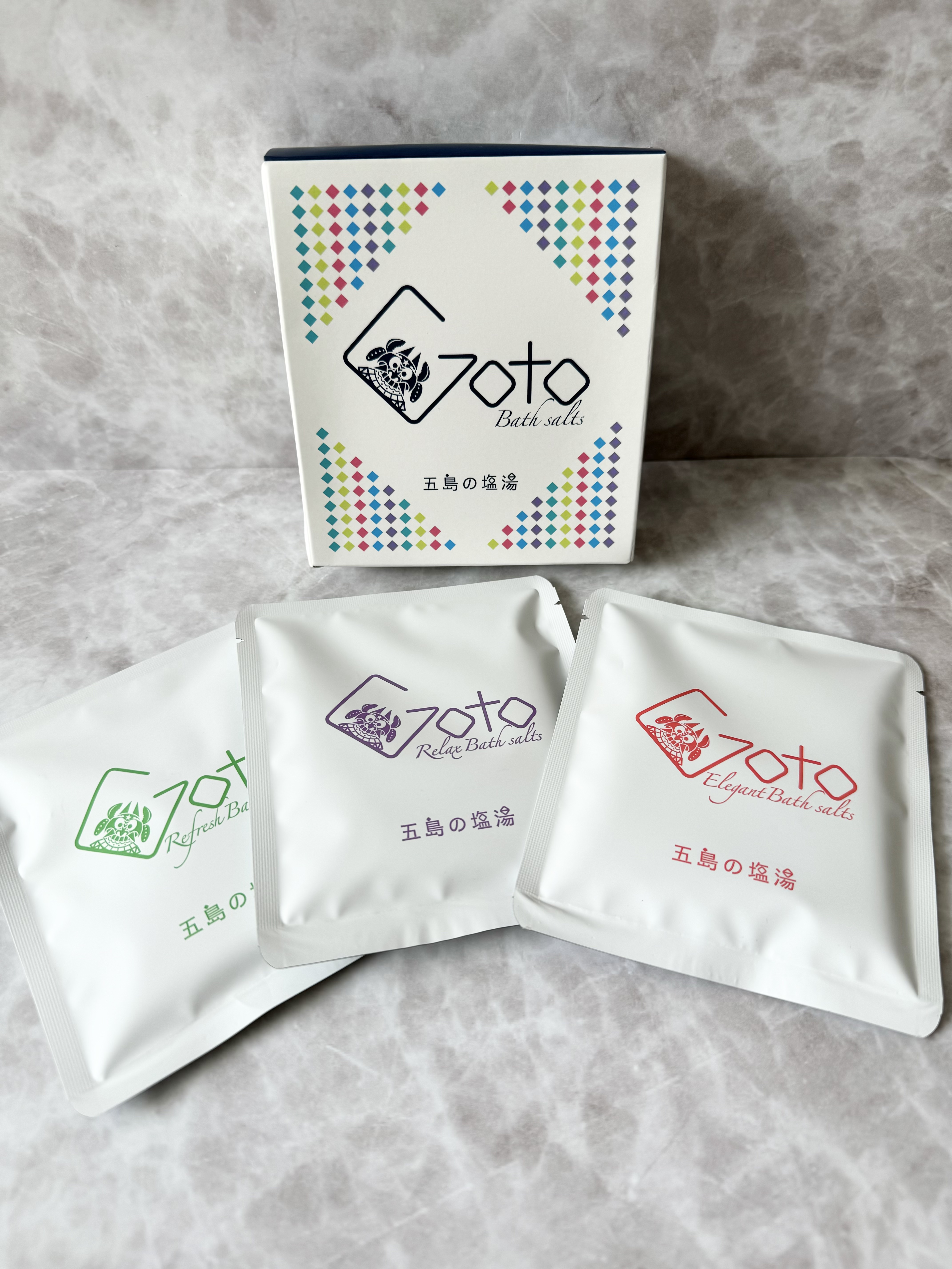 五島の塩湯(バスソルト)/Ontsubaki/バスグッズを使ったクチコミ（1枚目）