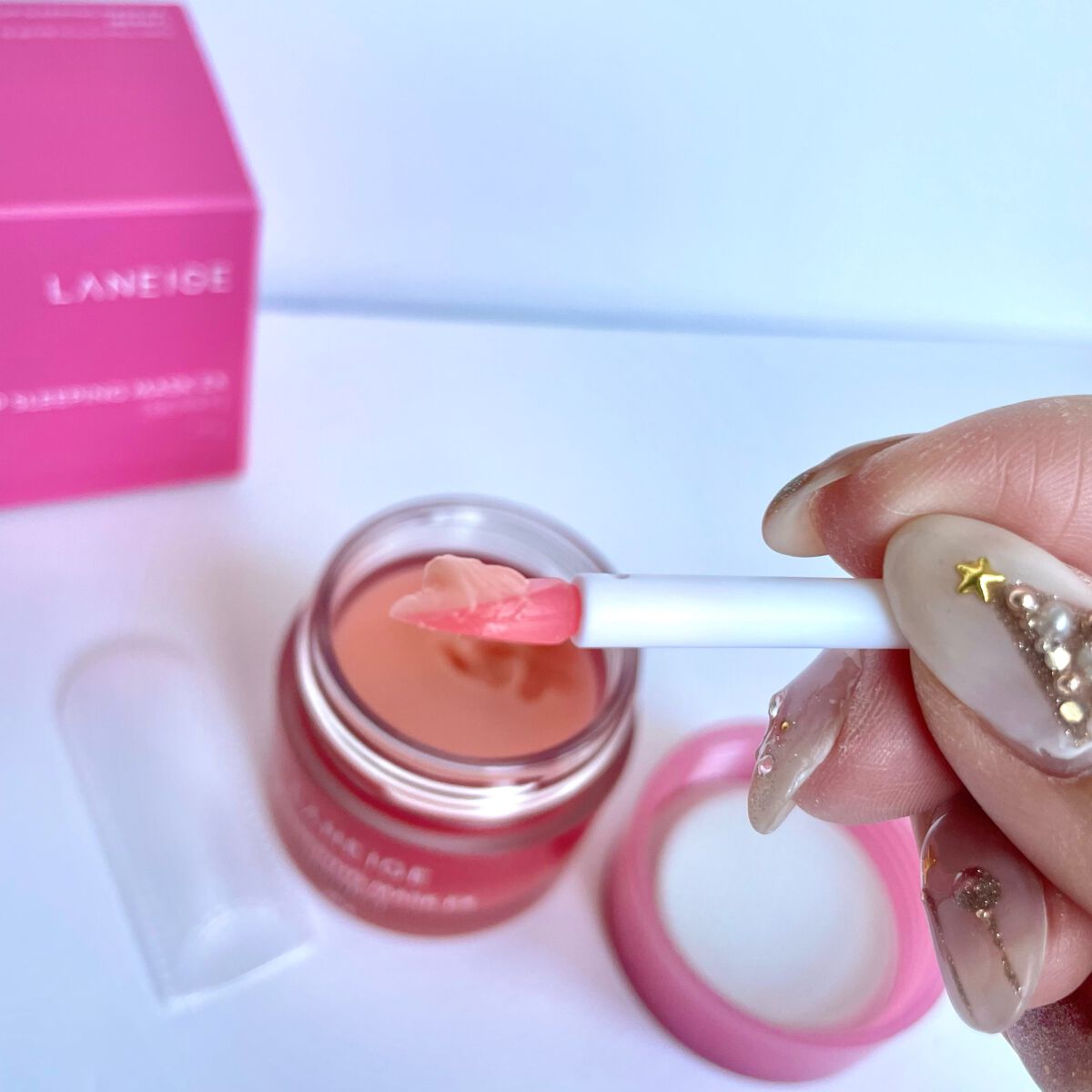 リップスリーピングマスク/LANEIGE/リップバームを使ったクチコミ（3枚目）