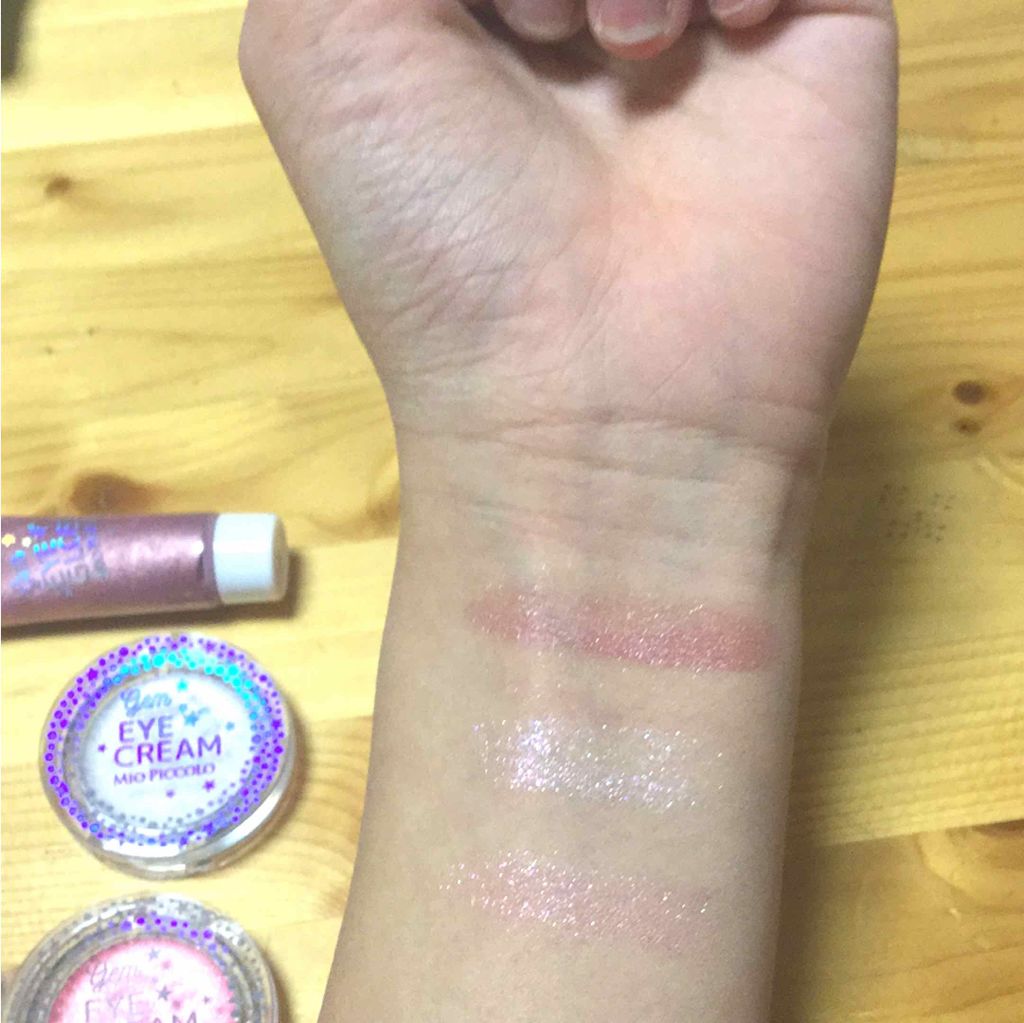 MP ジェム アイグロス/セリア/ジェル・クリームアイシャドウを使ったクチコミ（2枚目）