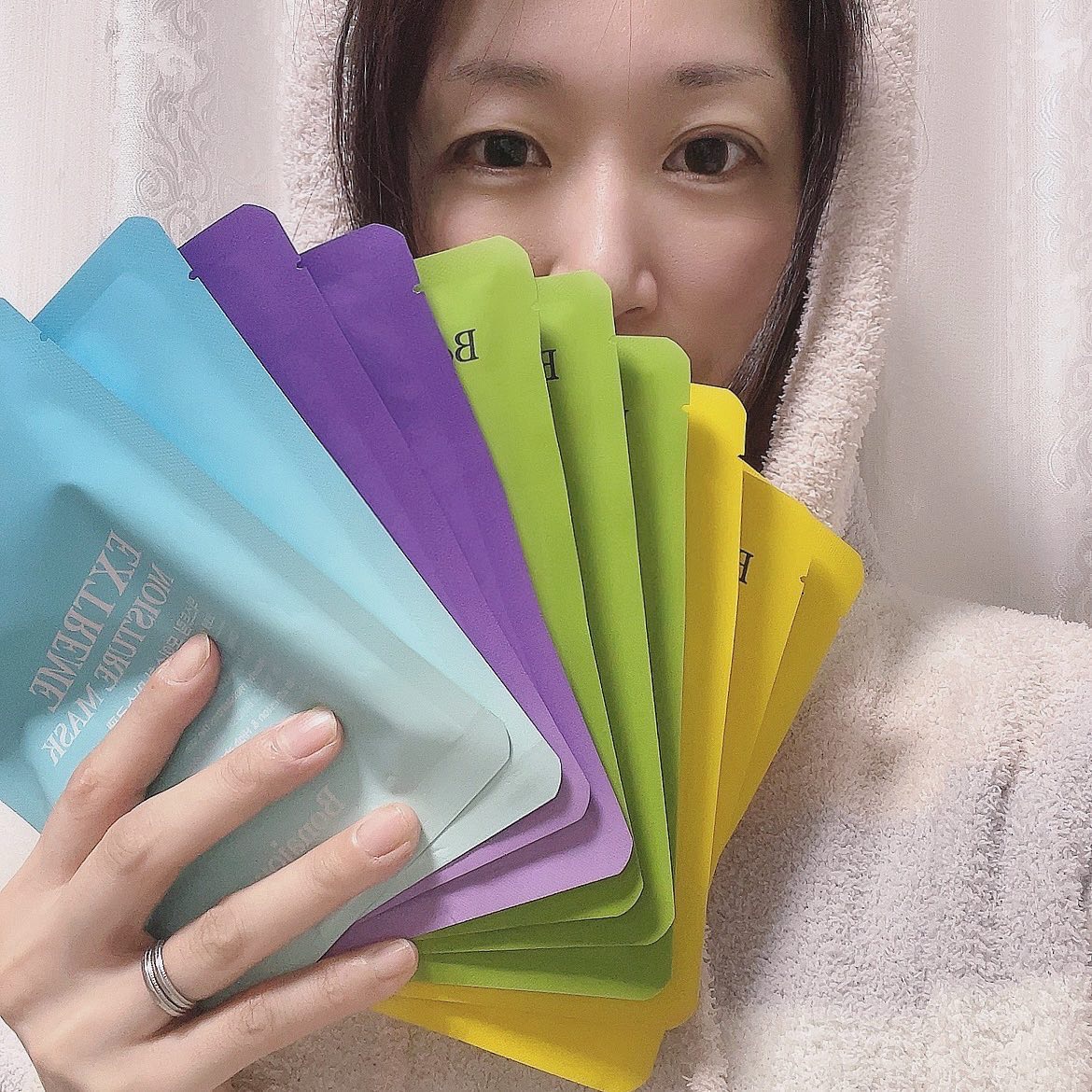 グリーンティーエッセンシャルマスク/Bonajour/シートマスク・パックを使ったクチコミ（2枚目）