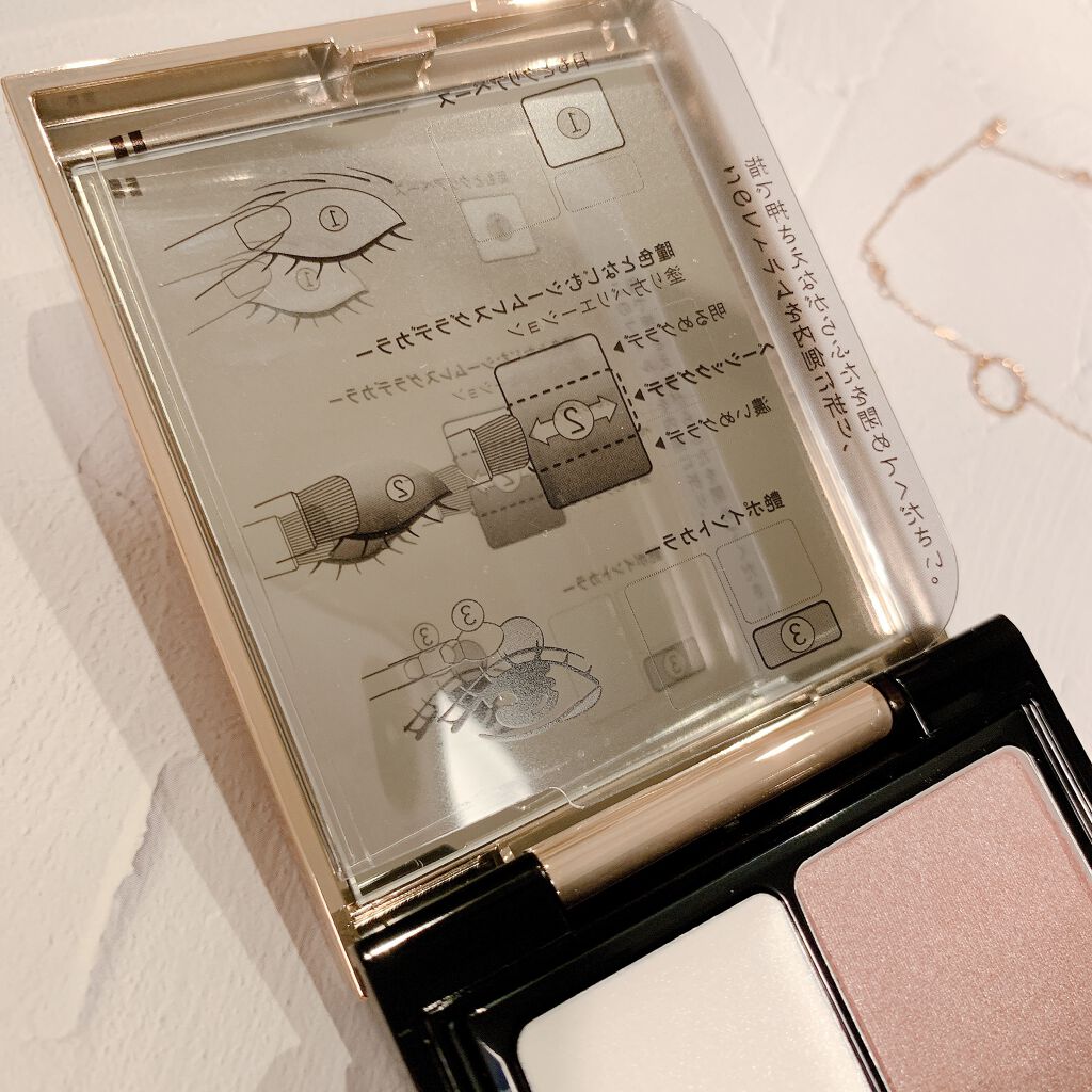 ドラマティックスタイリングアイズＳ VI735 ソイラベンダーティー/マキアージュ/アイシャドウパレットを使ったクチコミ（3枚目）