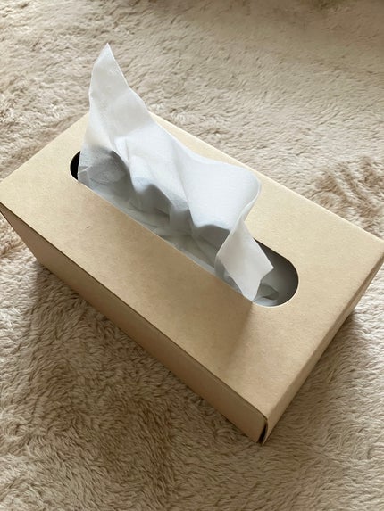 無印良品 クラフトティシューボックス/ソフトパックティシュー用/無印良品/ティッシュを使ったクチコミ(2枚目)