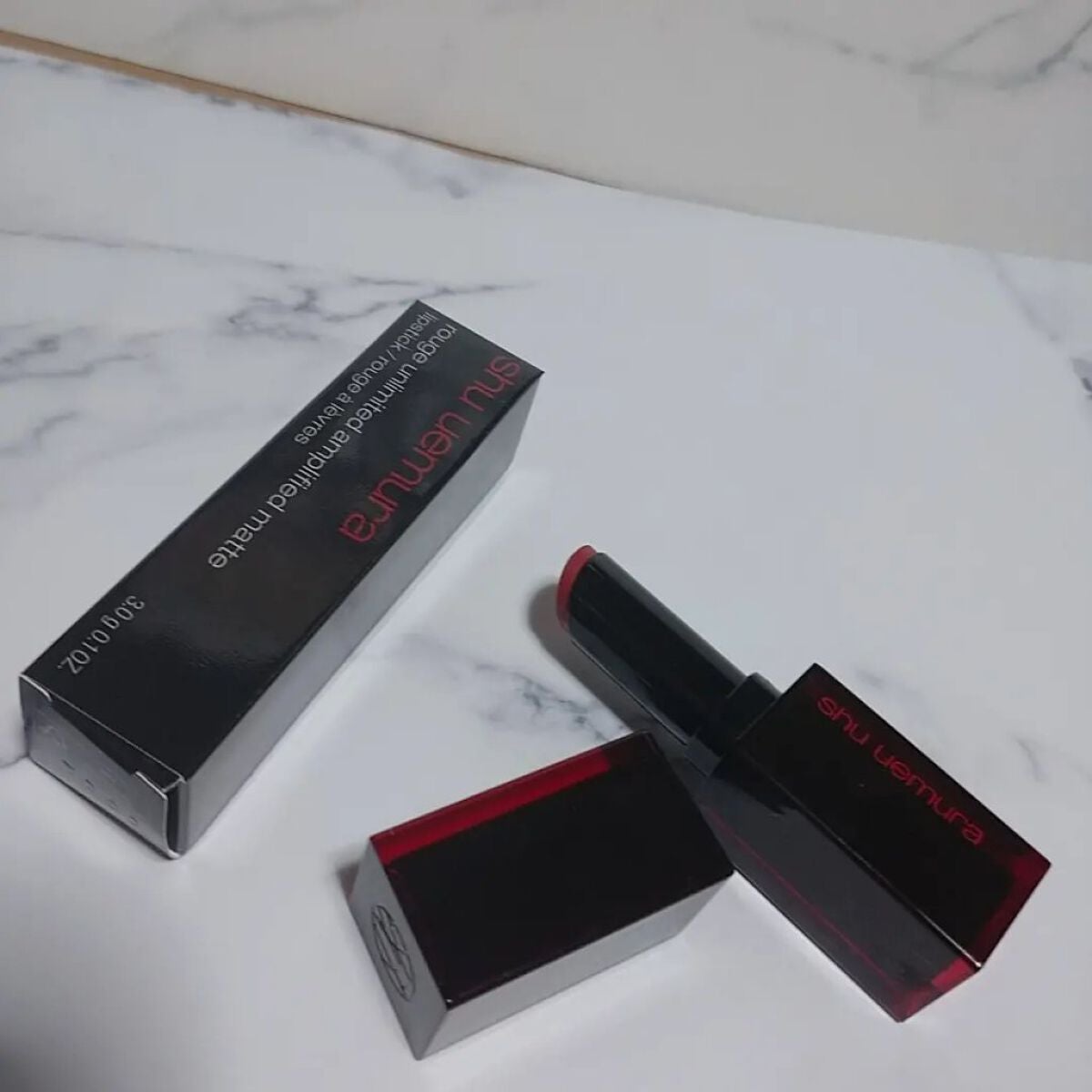 ルージュ アンリミテッドアンプリファイド マット/shu uemura/口紅を使ったクチコミ(1枚目)