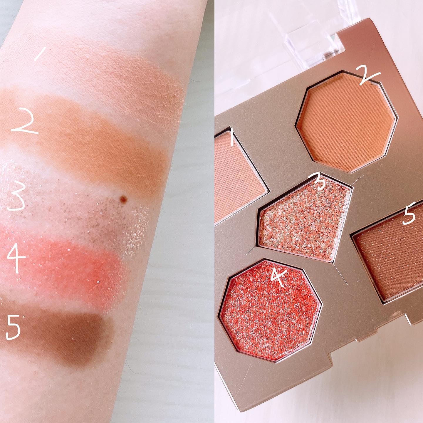 ラックスオンマイアイズ ジュエルバイブ/VAVI MELLO/マルチパレットを使ったクチコミ（2枚目）