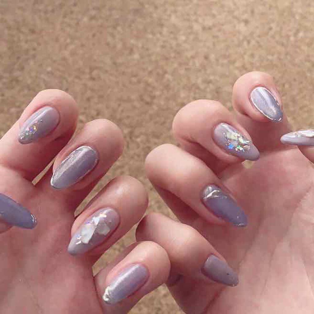 ジェルネイル(ライト対応)/セリア/ジェルネイルを使ったクチコミ(2枚目)