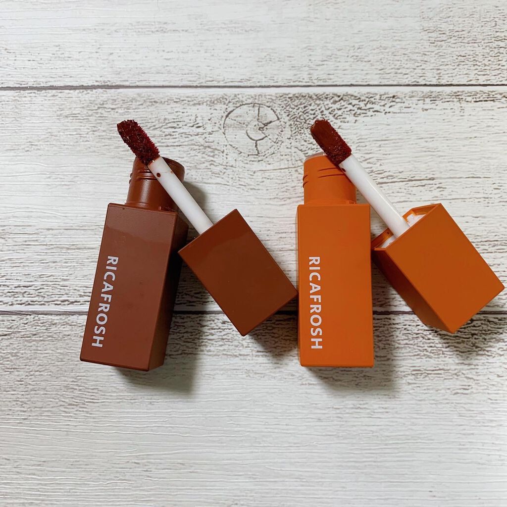 ジューシーリブティント/RICAFROSH/リップティントを使ったクチコミ（2枚目）