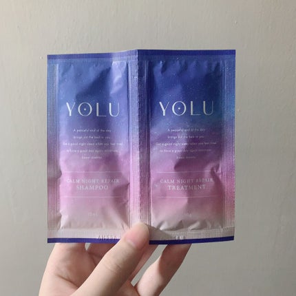 カームナイトリペアシャンプー/トリートメント/YOLU/市販シャンプーを使ったクチコミ(1枚目)