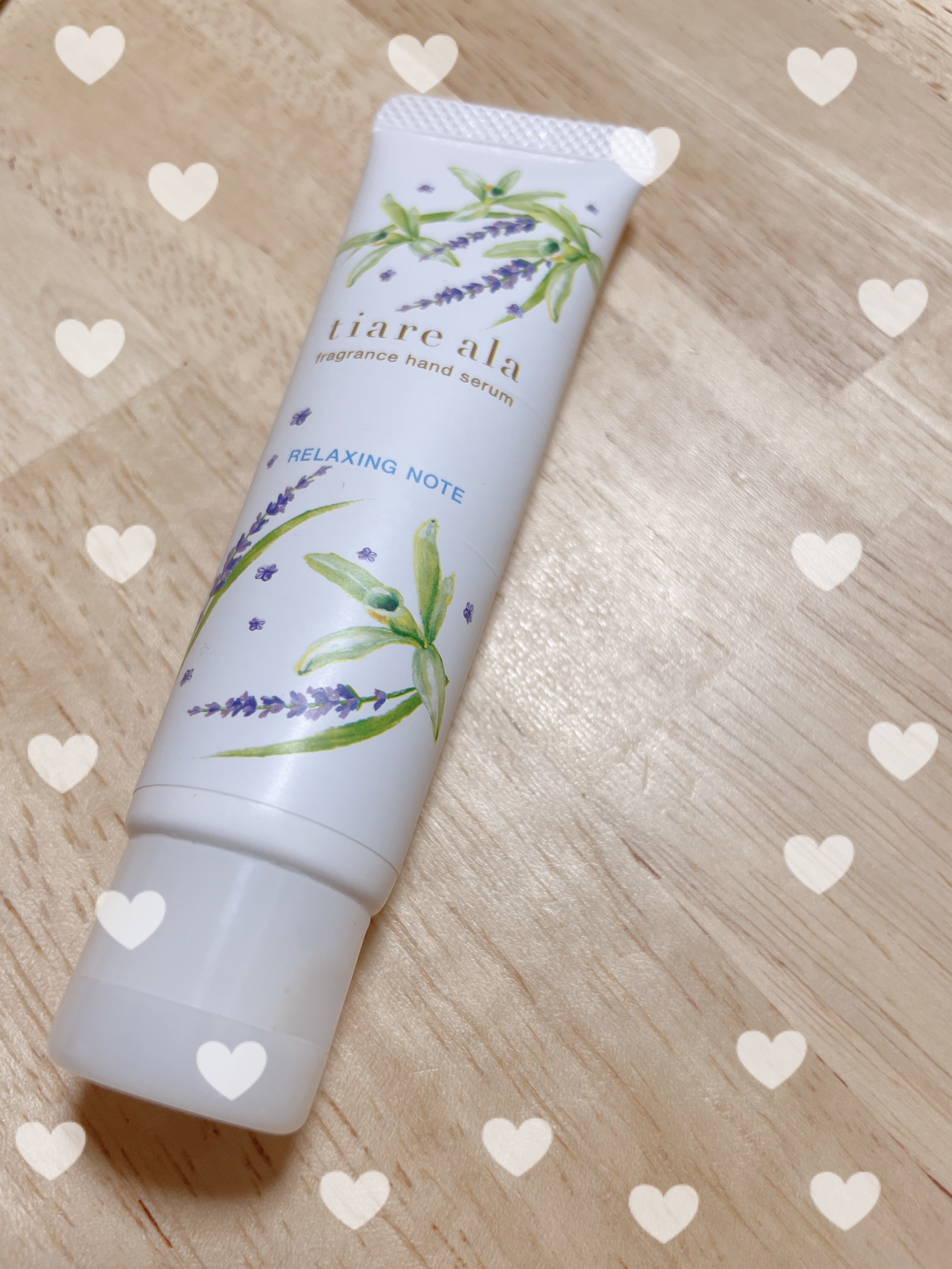 フレグランスハンドセラム ラブノート/tiare ala/ハンドクリームを使ったクチコミ（1枚目）