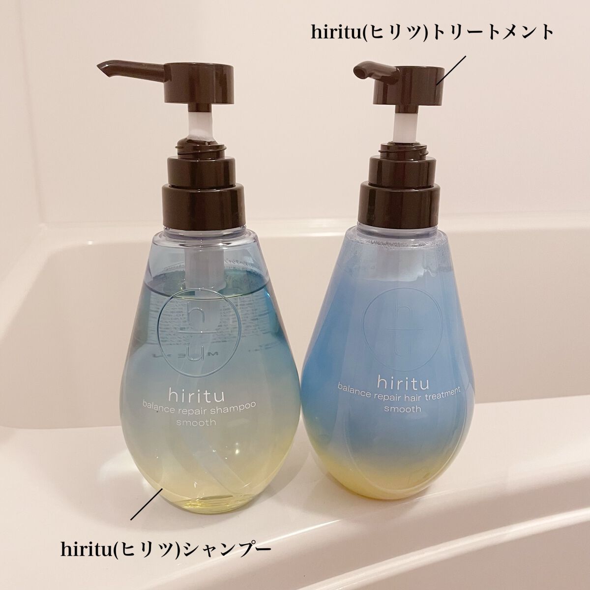 バランスリペア シャンプー/ヘアトリートメント スムース/hiritu/市販シャンプーを使ったクチコミ（2枚目）