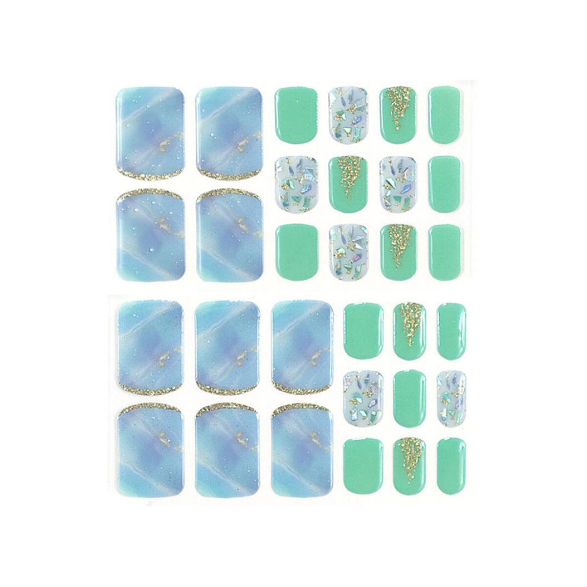 セミキュアジェルネイル フット用 06 ジーンブルークレール