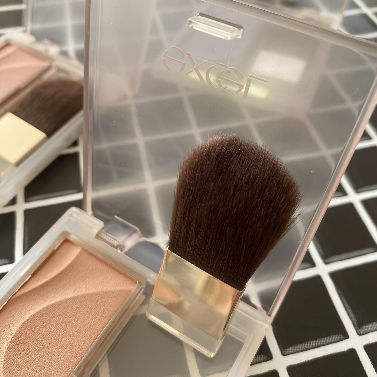 シームレストーン ブラッシュ/excel/パウダーチークを使ったクチコミ（3枚目）