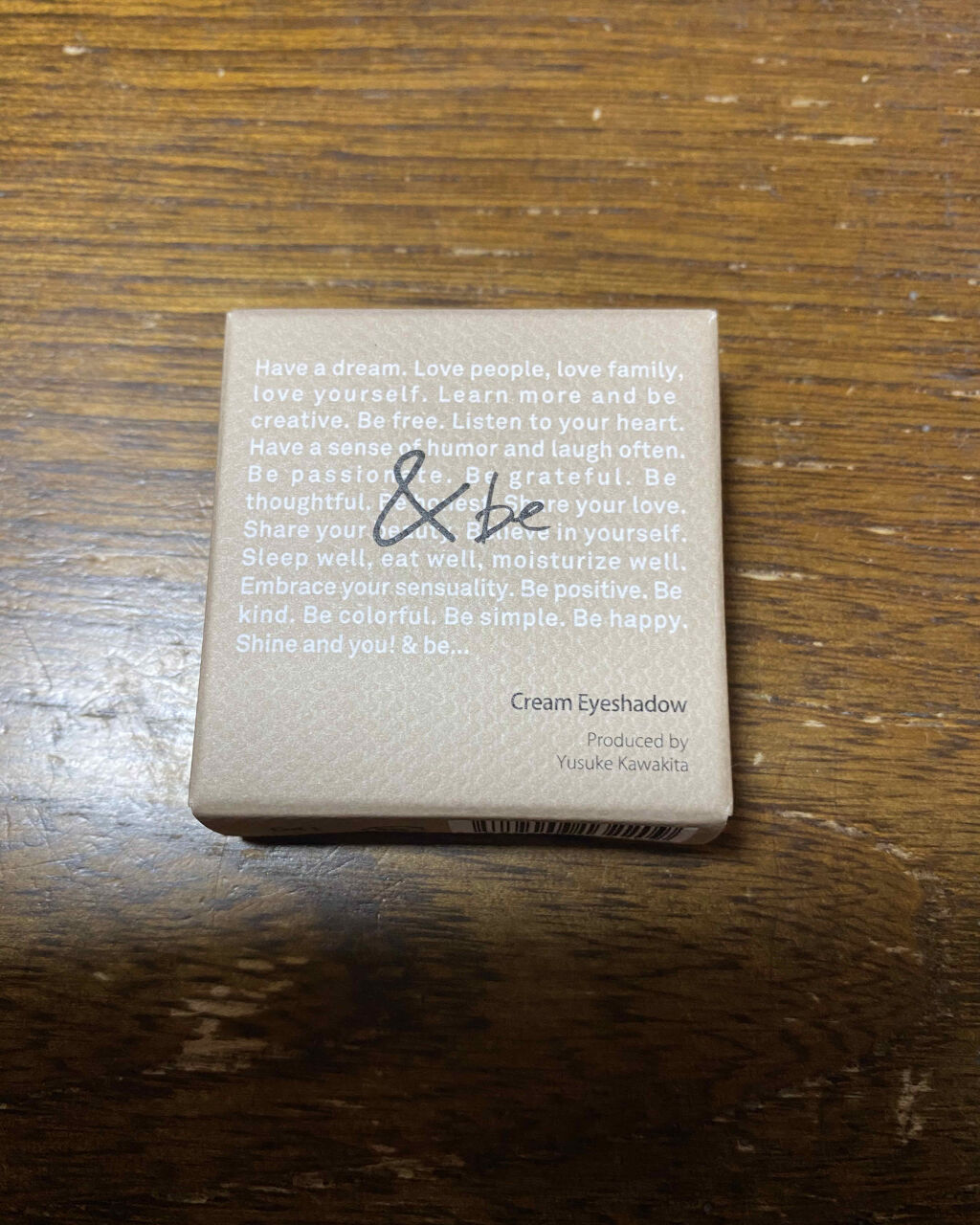 &be クリームアイシャドウ/＆be/ジェル・クリームアイシャドウを使ったクチコミ（1枚目）