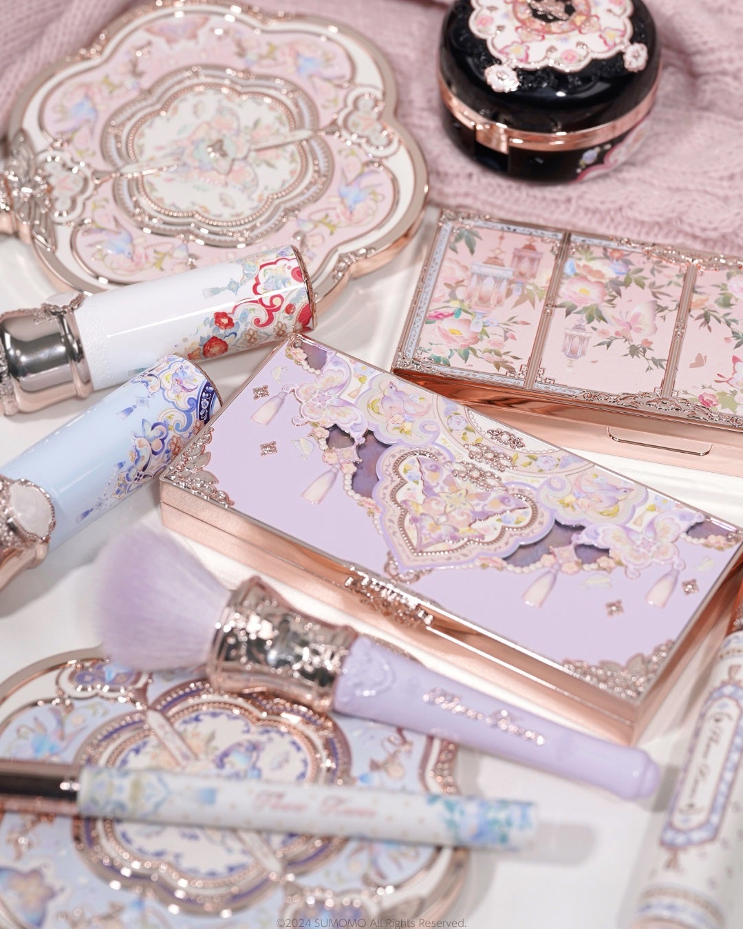 胡蝶雲肩ブラッシュデュオ<チークカラー> /FlowerKnows/パウダーチークを使ったクチコミ(2枚目)