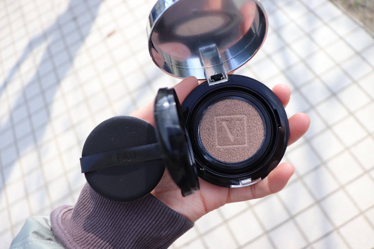 スキンソリューションスタークッション/FAU/クッションファンデーションを使ったクチコミ(2枚目)