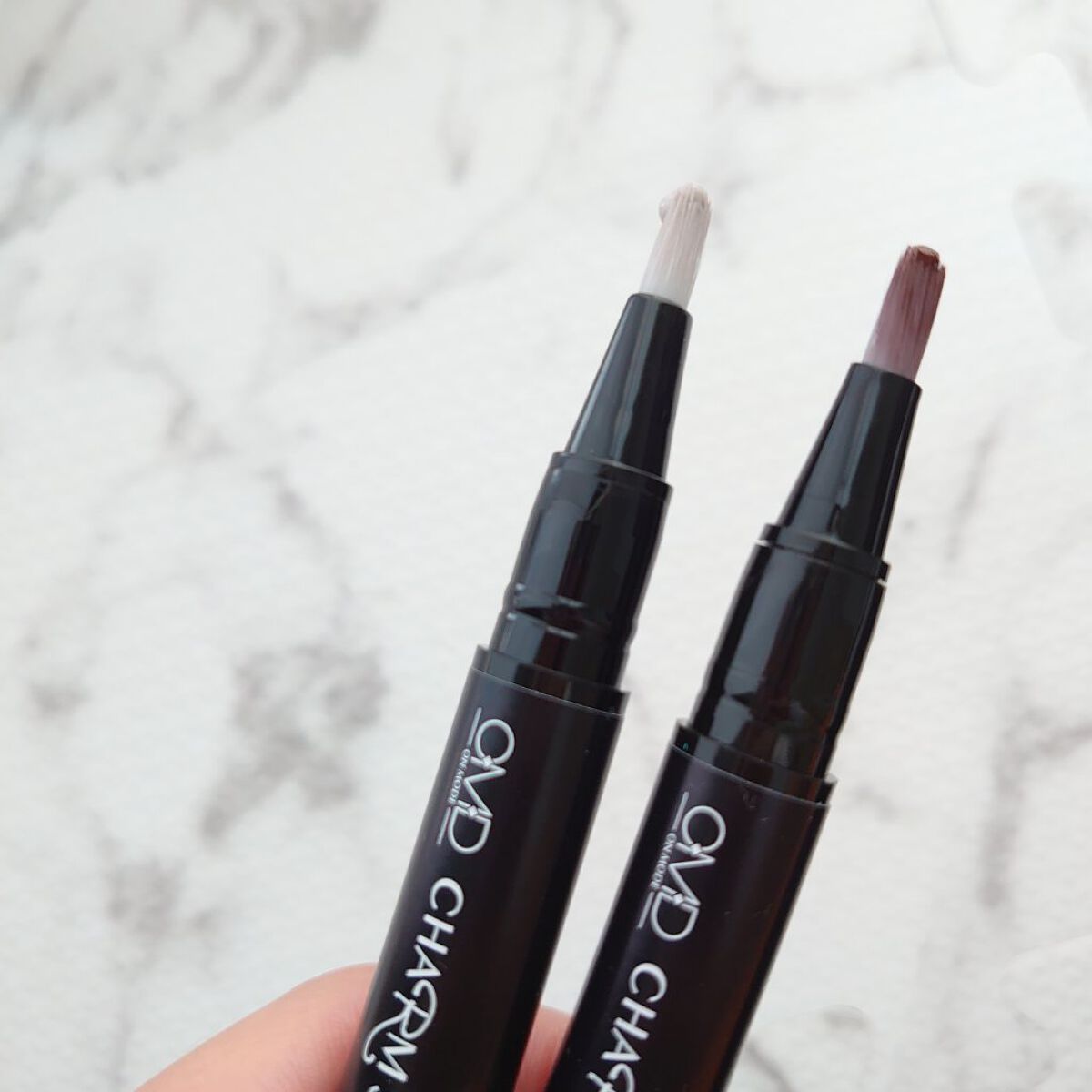 チャームスティックジェル #07 ブラウン/OMD/オールインワンネイルを使ったクチコミ（2枚目）