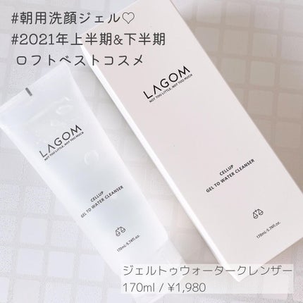 マイクロフォーム クレンザー(夜用洗顔)/LAGOM /クレンジングクリームを使ったクチコミ(2枚目)