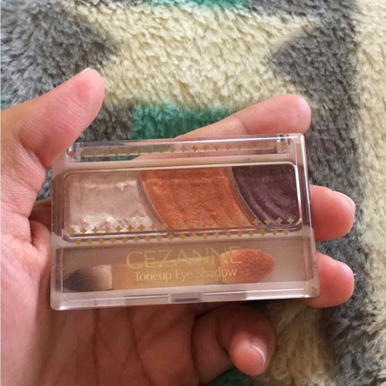 トーンアップアイシャドウ/CEZANNE/アイシャドウパレットを使ったクチコミ(1枚目)