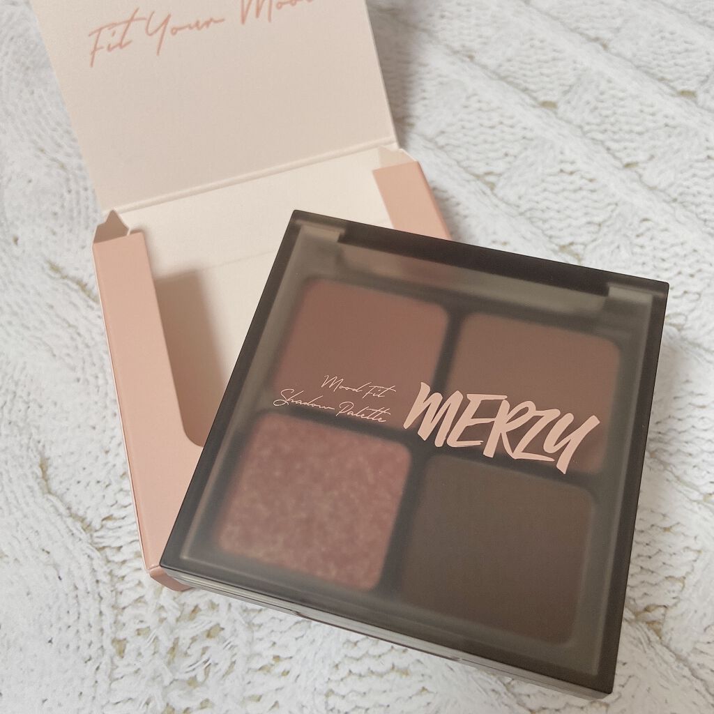 ムードフィットシャドウパレット S2. ジョイフルコーラル/MERZY/アイシャドウパレットを使ったクチコミ（2枚目）