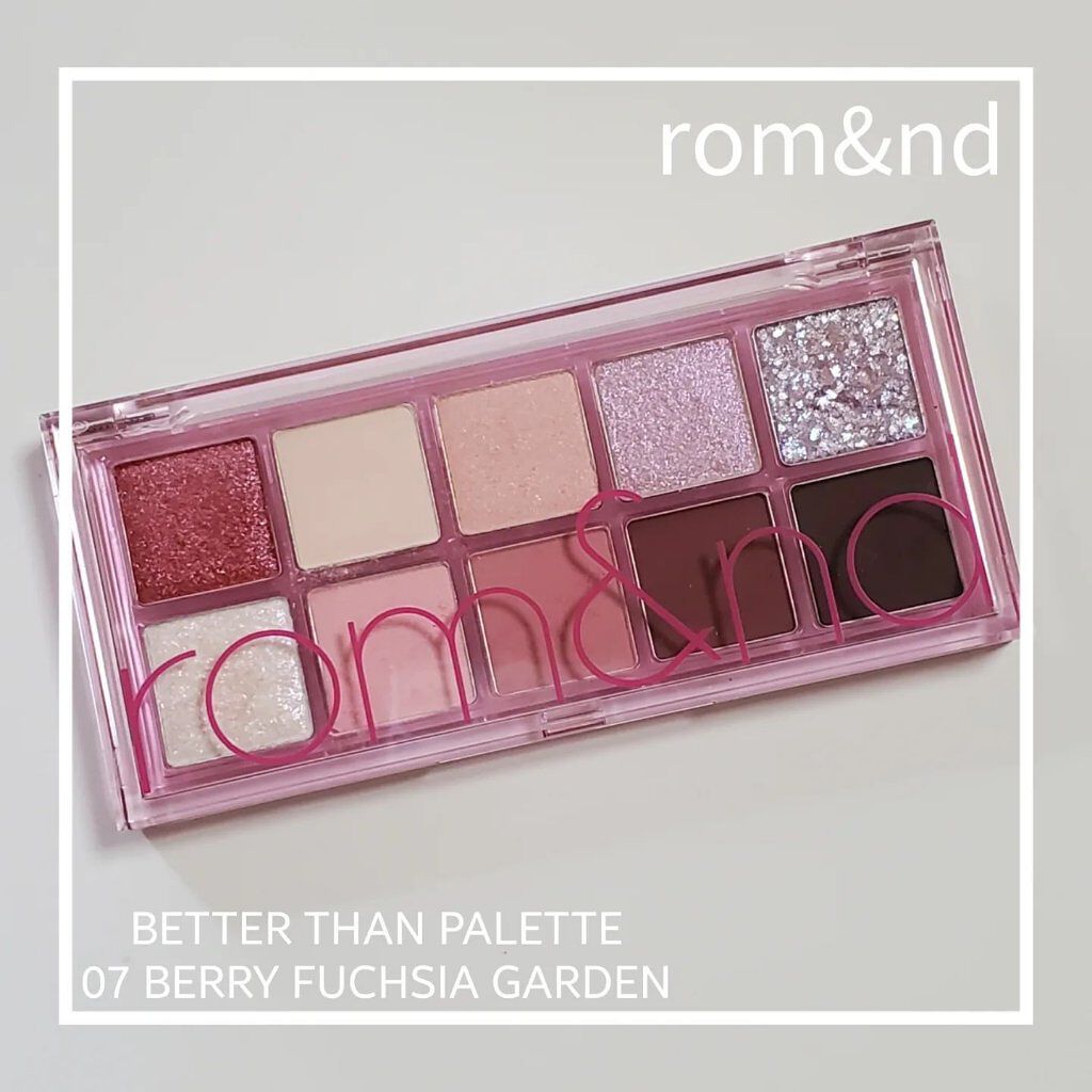 ベターザンパレット/rom&nd/アイシャドウパレットを使ったクチコミ（1枚目）