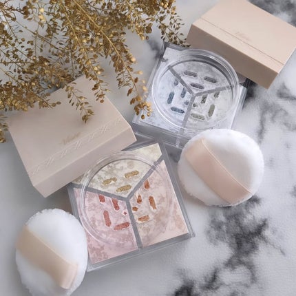 トリニタス グロウ パウダー/Visée/ルースパウダーを使ったクチコミ(3枚目)