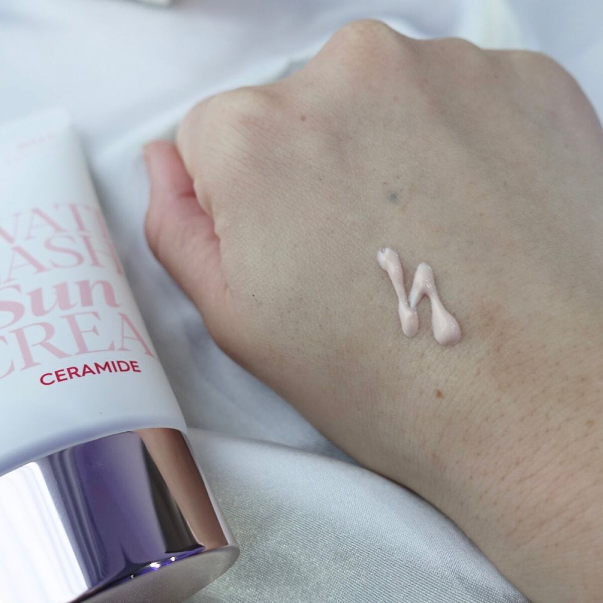 ウォータースプラッシュサンクリーム セラミド/espoir/日焼け止めクリームを使ったクチコミ（2枚目）