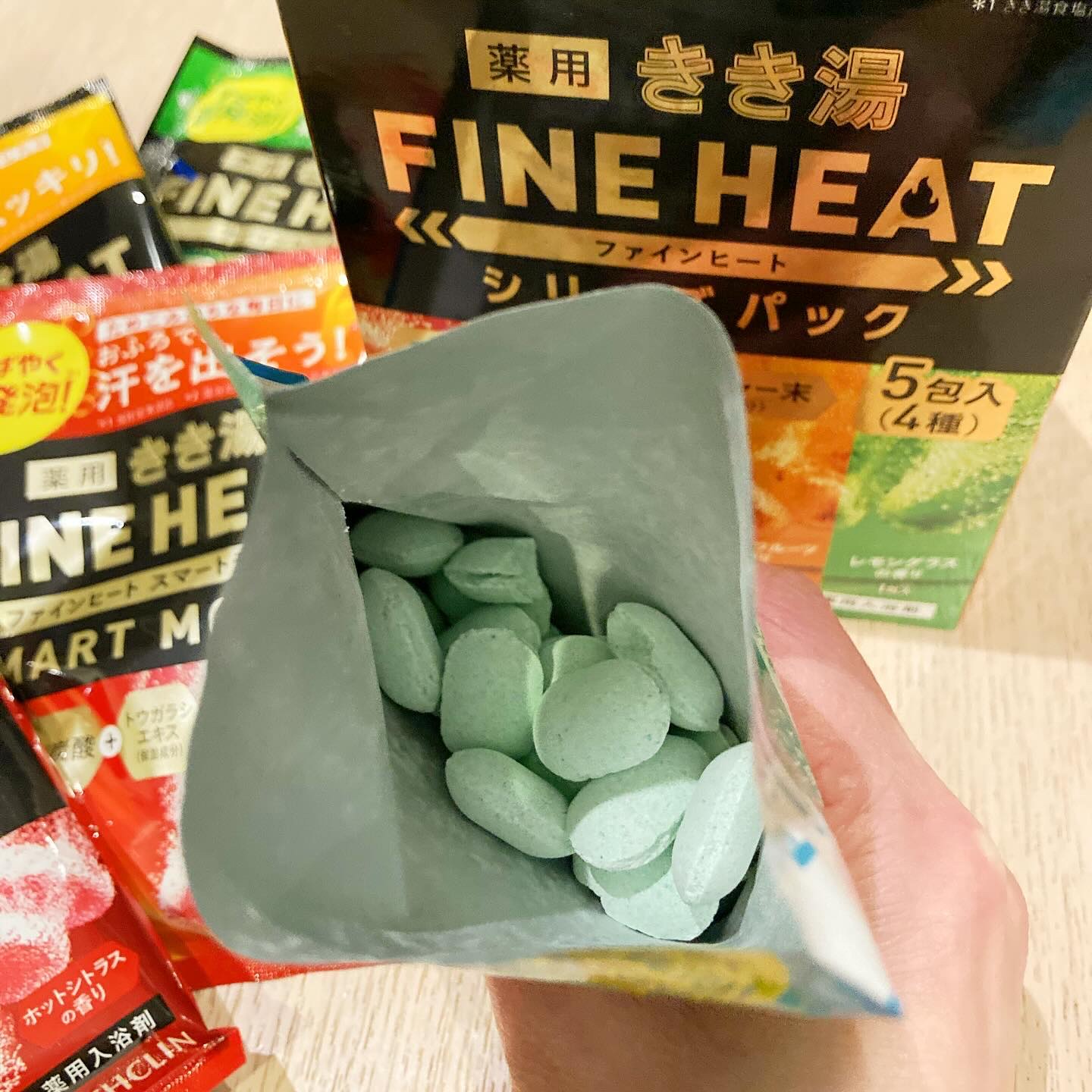 きき湯 ファインヒート リセットナイト/きき湯/炭酸系入浴剤を使ったクチコミ（3枚目）