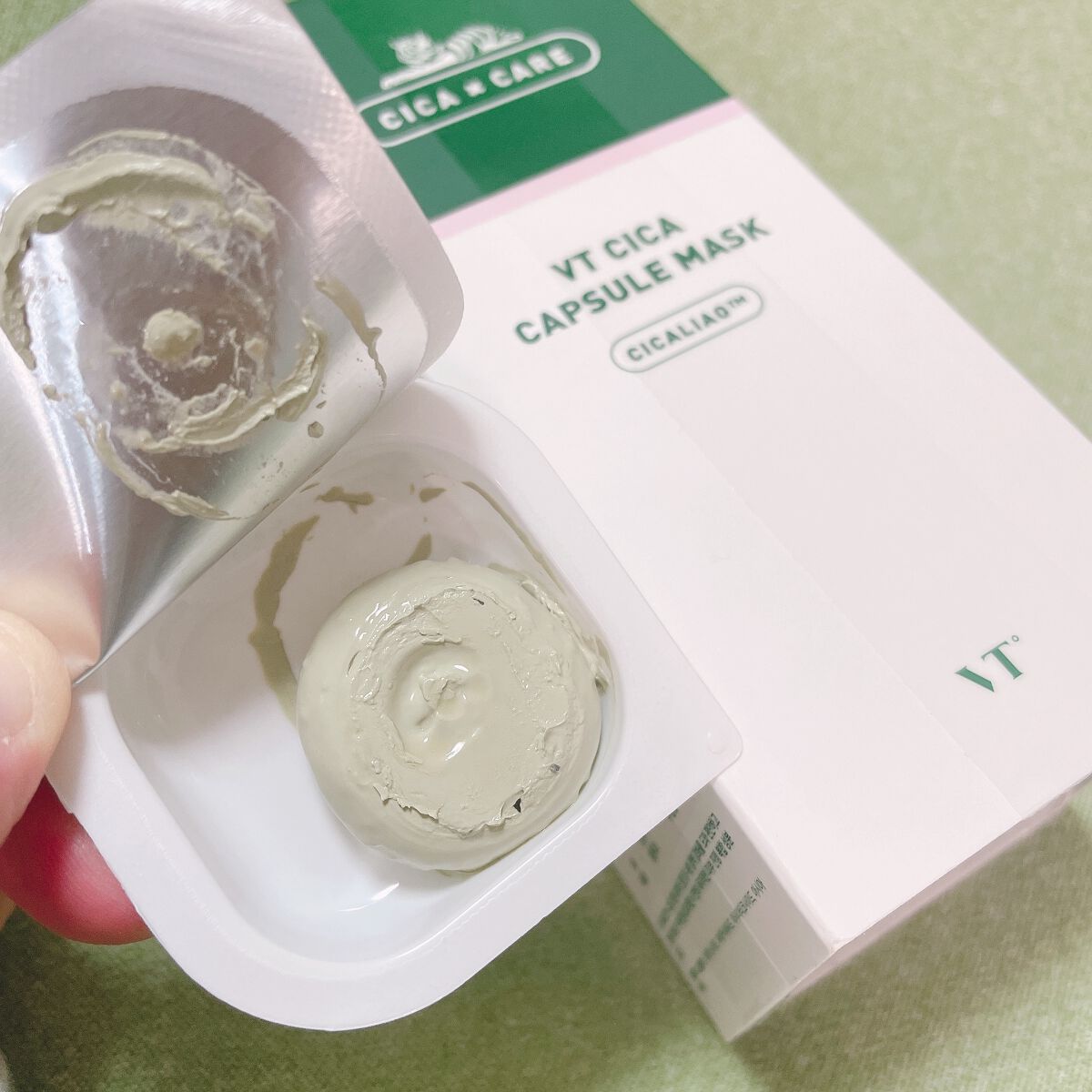 CICA カプセルマスク/VT/洗い流すパック・マスクを使ったクチコミ(3枚目)