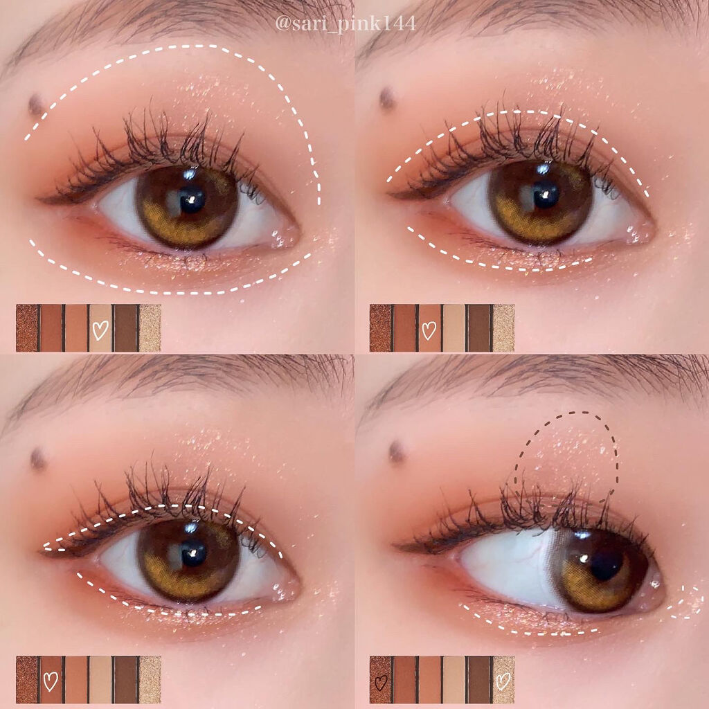 プレイカラーアイズミニ/ETUDE/アイシャドウパレットを使ったクチコミ（3枚目）