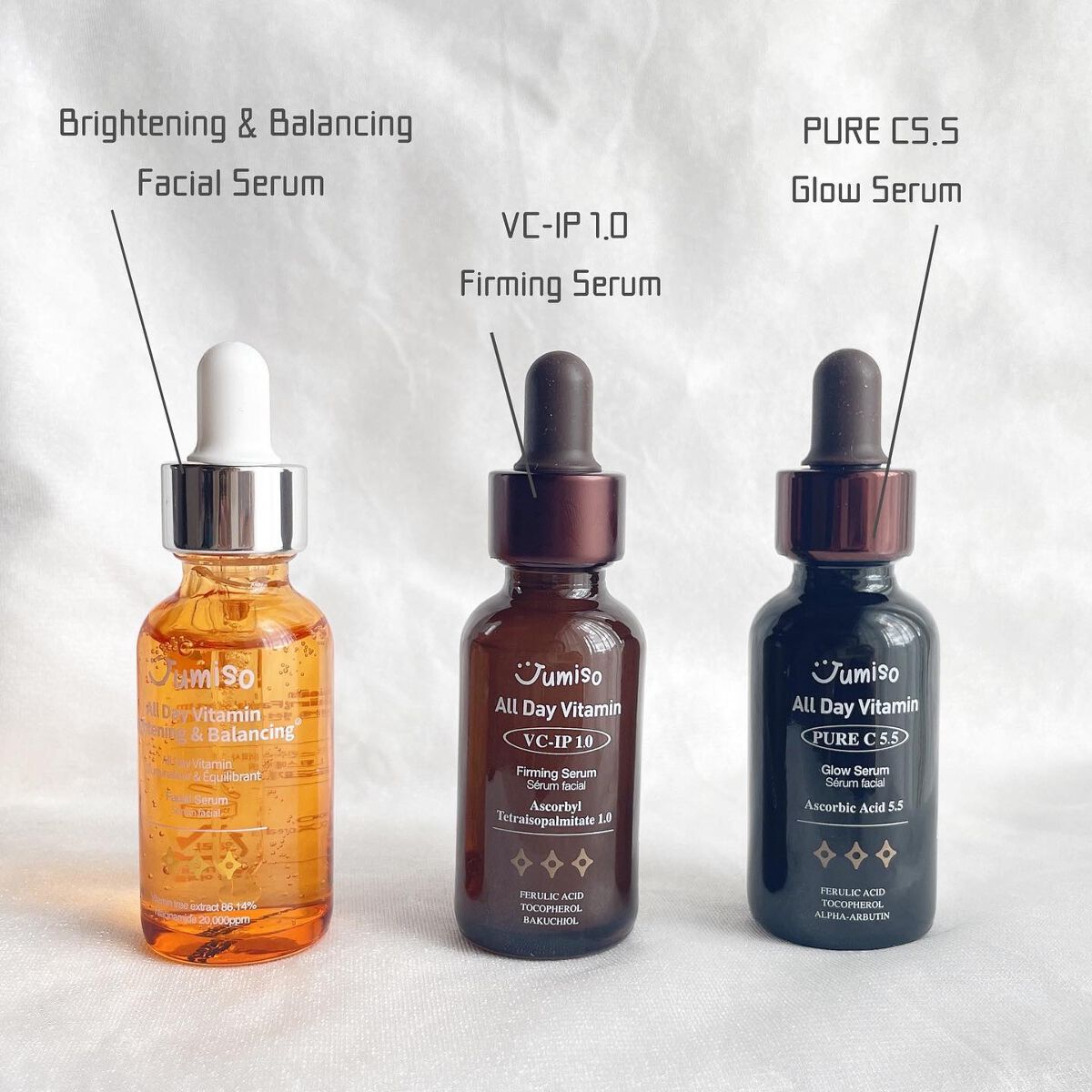 オールデイ ビタミン ブライトニング & バランシング フェイシャル セラム/JUMISO/美容液を使ったクチコミ(2枚目)