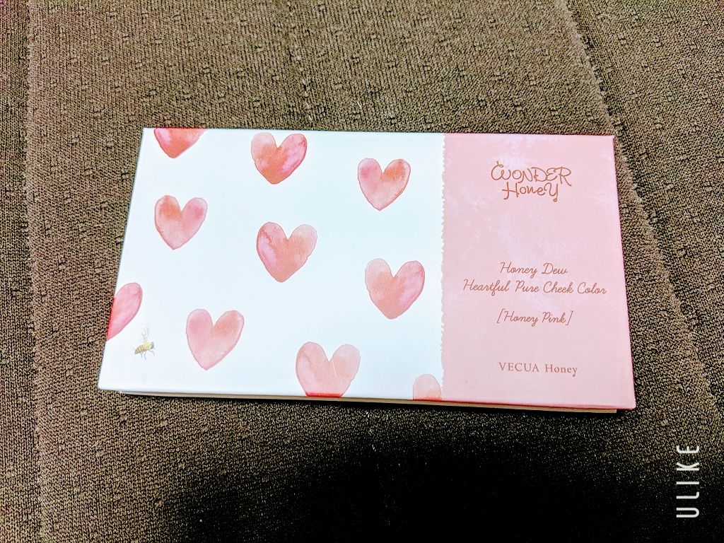 ワンダーハニー ハートフルなピュアチーク/VECUA Honey/パウダーチークを使ったクチコミ(1枚目)
