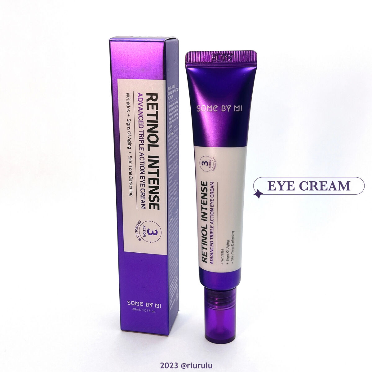 レチノールインテンシブ アドバンスドトリプルアクションアイクリーム/SOME BY MI/アイケア・アイクリームを使ったクチコミ（3枚目）