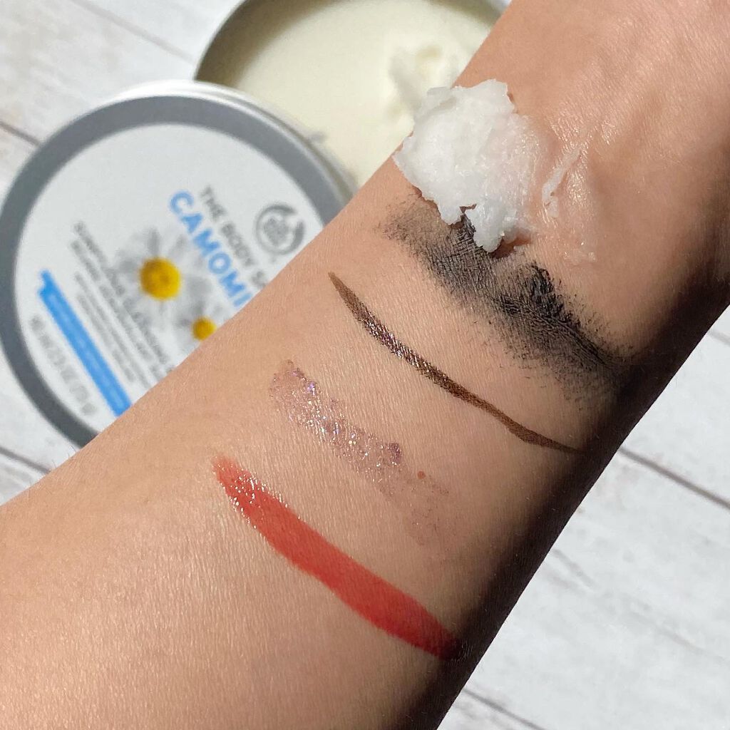 カモマイル サンプチュアス クレンジングバター/THE BODY SHOP/クレンジングバームを使ったクチコミ(3枚目)