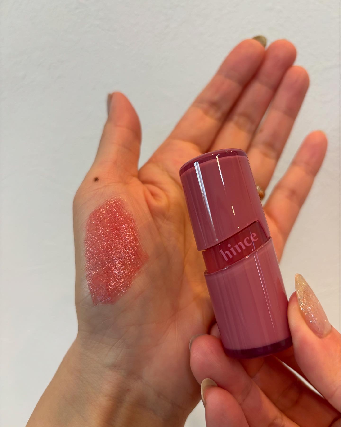 ロウグロウジェルティント R013 ピンクペッパー/hince/リップティントを使ったクチコミ（3枚目）