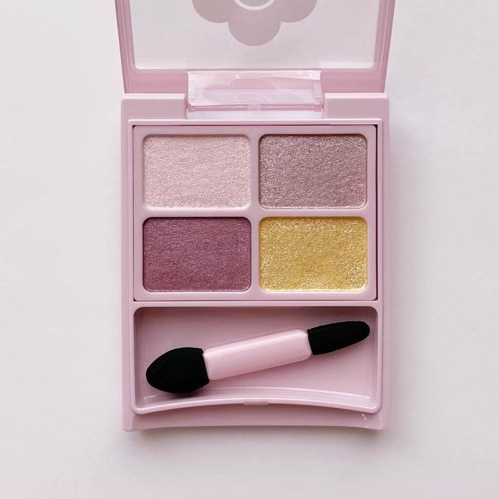 デイジードール アイカラー パレット P-01 オーキッドパープル/DAISY DOLL by MARY QUANT/アイシャドウパレットを使ったクチコミ（3枚目）