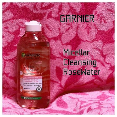 GARNIER SKIN NATURALS (海外) ミセルクレンジングウォーターのクチコミ「GARNIERのMicellarCleansingRoseWaterです🙃


いつも使用して.....」（1枚目）