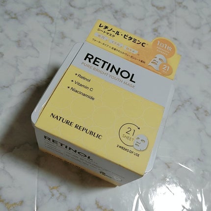 キューブマスク レチノール/ネイチャーリパブリック/シートマスク・パックを使ったクチコミ(2枚目)